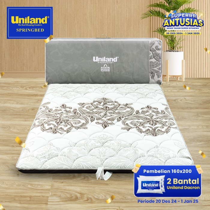 Uniland Kasur Lipat 160x200 Bonus Tas Kasur-Busa Gulung Lantai Travel