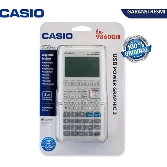 

TERMURAH - kalkulator scientific casio fx 9860 fx9850 GIII kalkulator grafik
