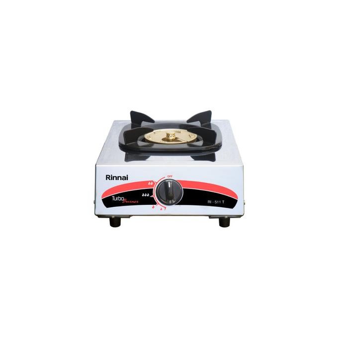 RINNAI KOMPOR GAS RI-511T | KOMPOR GAS RINNAI 1 TUNGKU TURBO STAINLESS