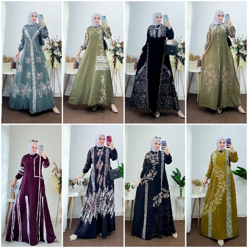 Baju Kekinian Cewek Terbaru Gmis Syarii Bju Muslimah Pesta Kondangan Games Mewah Syari Perempuan Imp