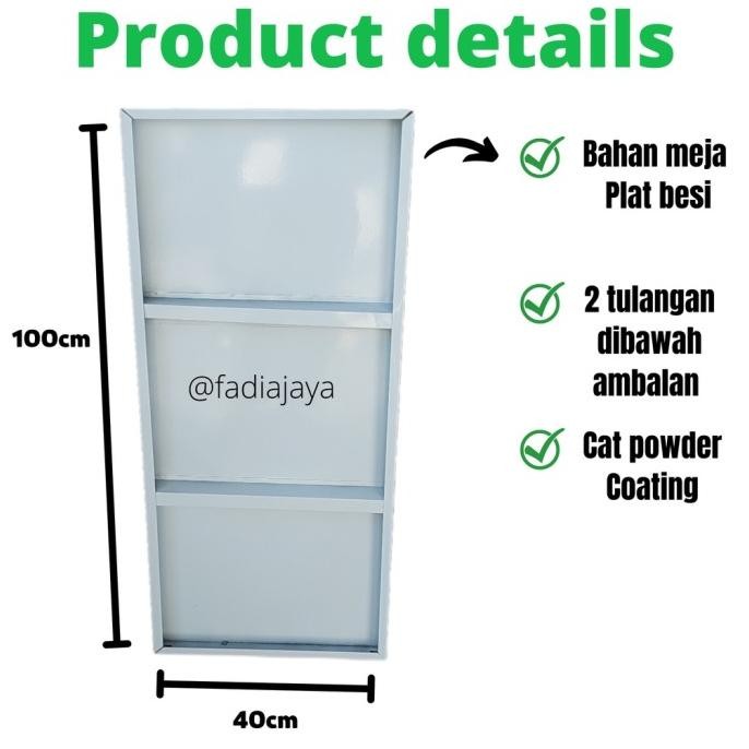 Meja Kompor Gas 2 Tungku Rak Kompor 2 Susun