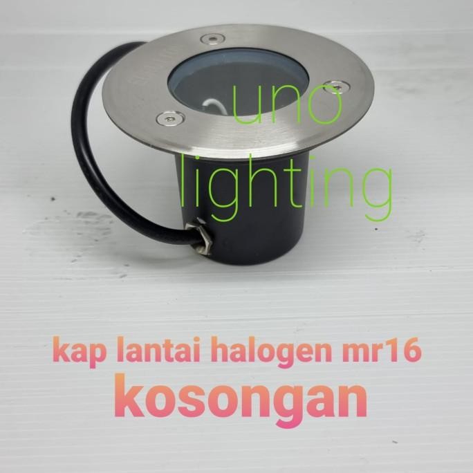 lampu lantai inground halogen mr16 kap sorot uplight mr16 kosongan 220