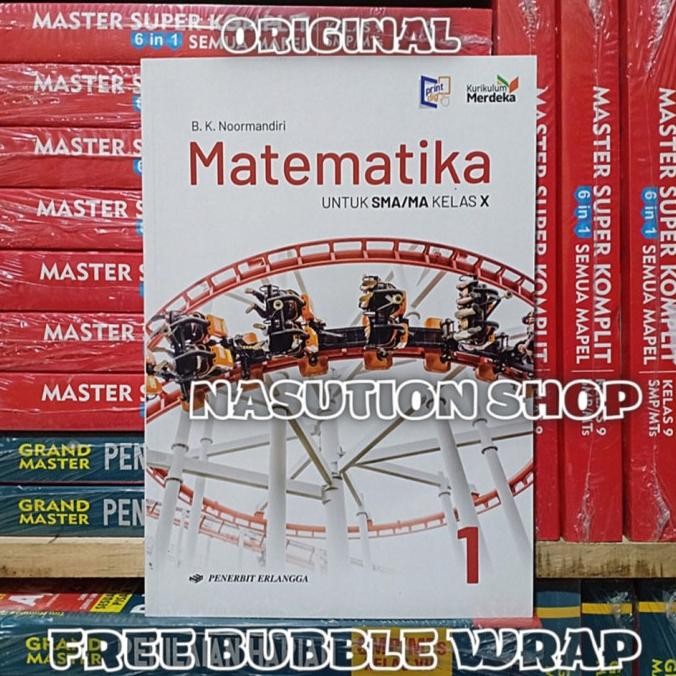 

HEMAT Buku Matematika Kelas 1 / X 10 SMA Erlangga Kurikulum Merdeka ORI