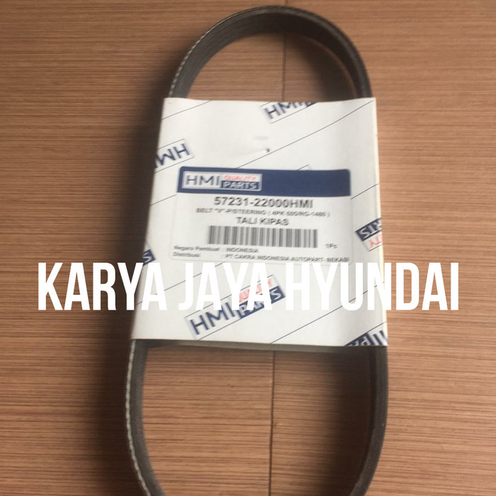 Tensioner Fan Belt Fan Belt Set Van Tali Kipas Hyundai Accent Avega Asli Fanbelt