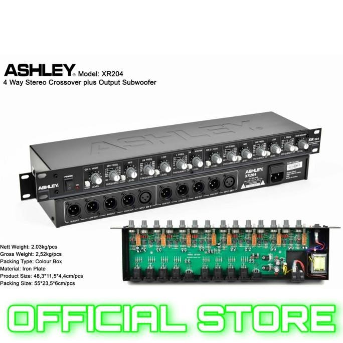 crossover ashley xr204 4 way ASHLEY XR 204 original