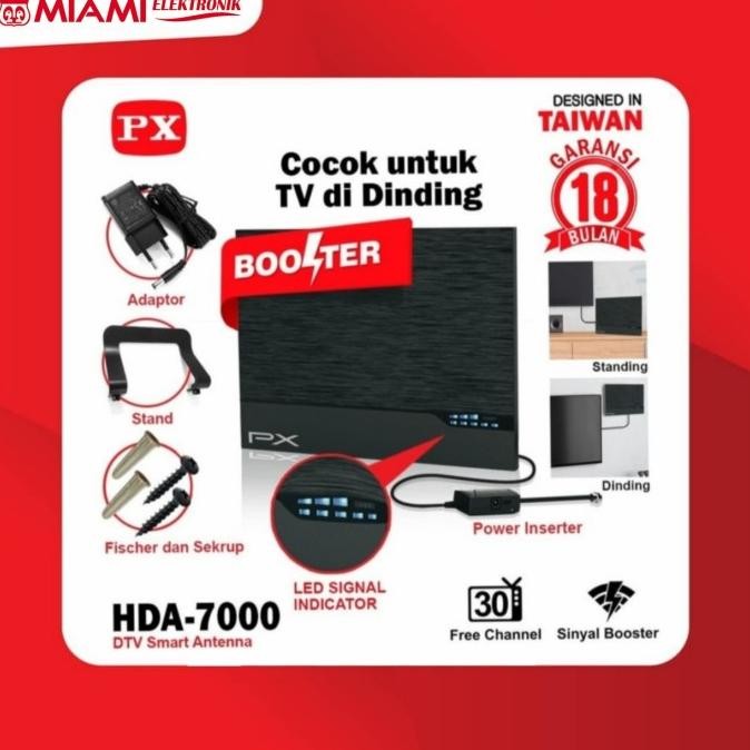 DTV Smart Antena PX HDA7000 / Antena PX Booster HDA 7000 Kwalitas no 1