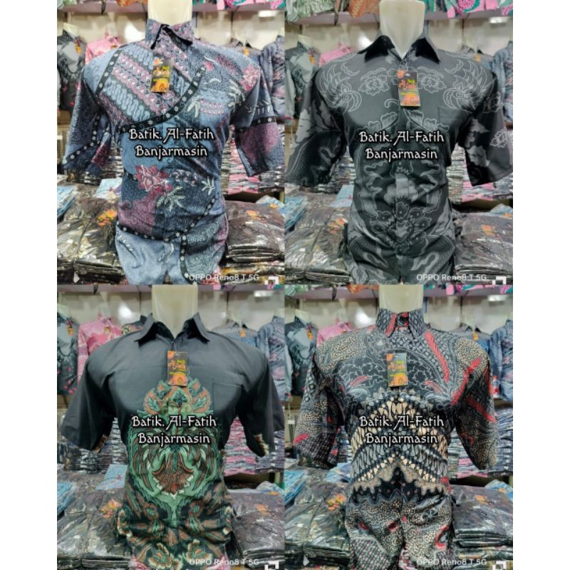Kemeja Batik Pria Batik Hem Pria Al-Fatih Banjarmasin
