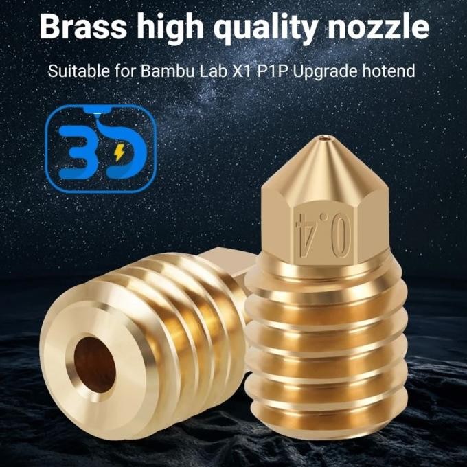 ~~~~~] MK8 Nozzle for Bambu Lab X1 / P1P / X1C Brass