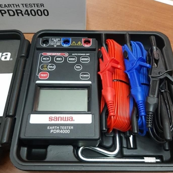 Digital Earth tester SANWA PDR 4000 / Earth Ground Tester SANWA