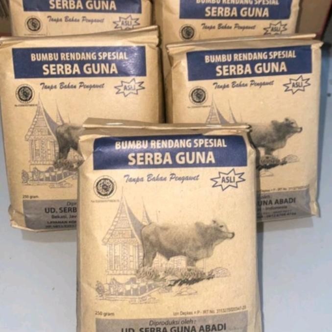 

Bumbu Rendang Serba guna 1000gram @kemasan 250gram P82T
