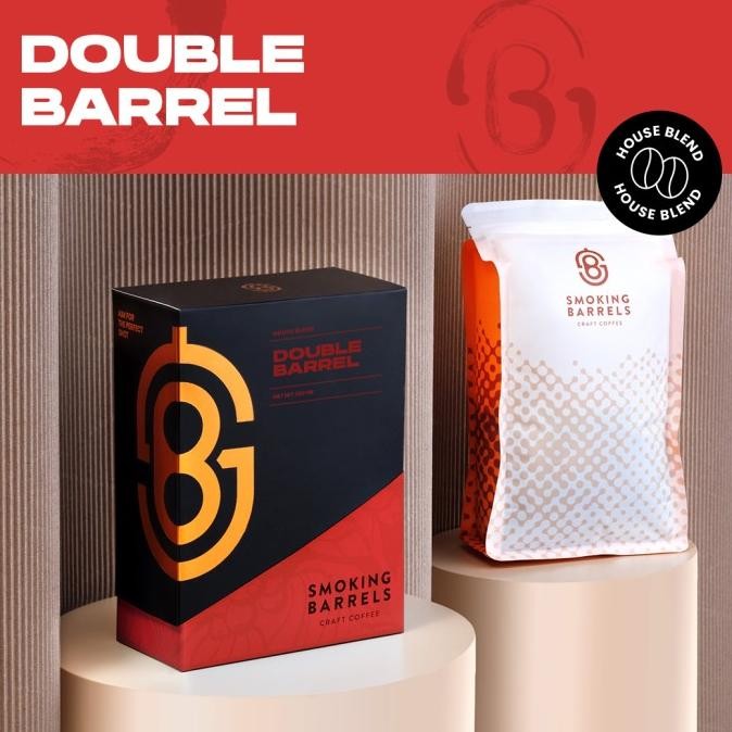 

Double Barrel Blend (Specialty Coffee- Espresso Roast) Smoking Barrels Original Dan Terpercaya