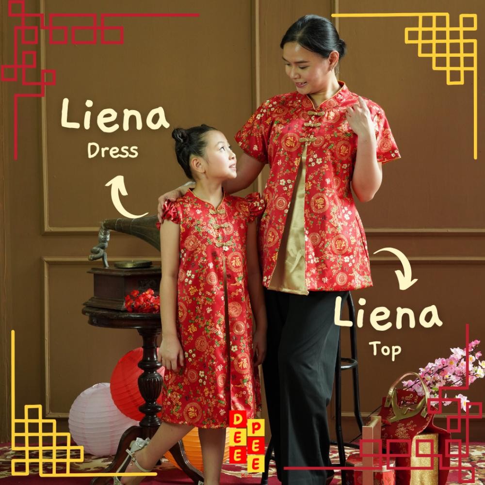 BVF Liena Top | deepee.kids | Blouse Atasan kemeja blus wanita perempuan imlek Chinese Lunar New Yea
