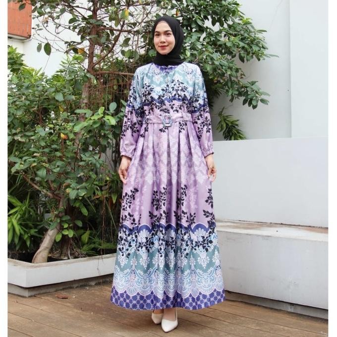 Diskon Baju Gamis Motif Silk Premium