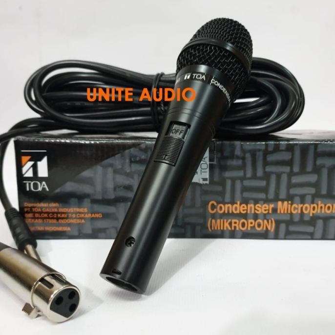 Mic Kabel Condenser TOA ZM300AS ZM 300 AS TOA ZM-300AS