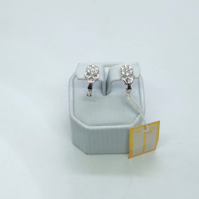 Ready anting emas putih asli 750(18k) 140