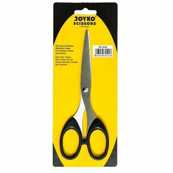 

TERBARU Joyko Scissors SC-838 - Gunting Stainless Steel Kuat BISA GRAB!