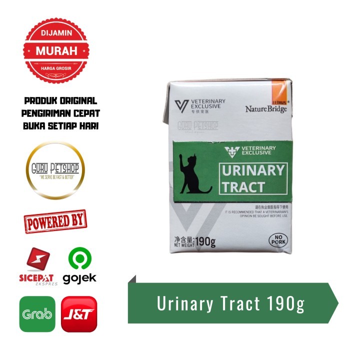 TERBARU Nature Bridge Cat Urinary Wet Food 190gr - NB Urinary Cat Food