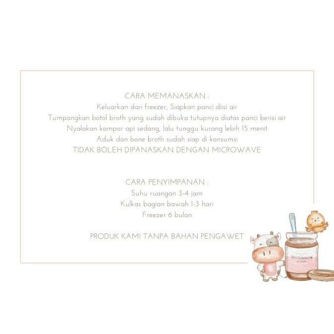 

Terbaru Mpasi - Beef Bone Broth / Kaldu Sapi Doctor Broth