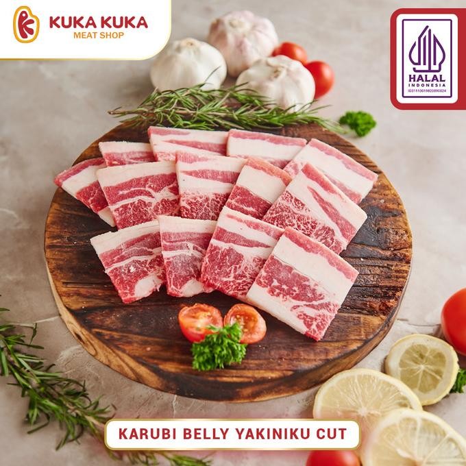 

Terbaru Karubi Belly Angus Premium Yakiniku Cut 500Gr