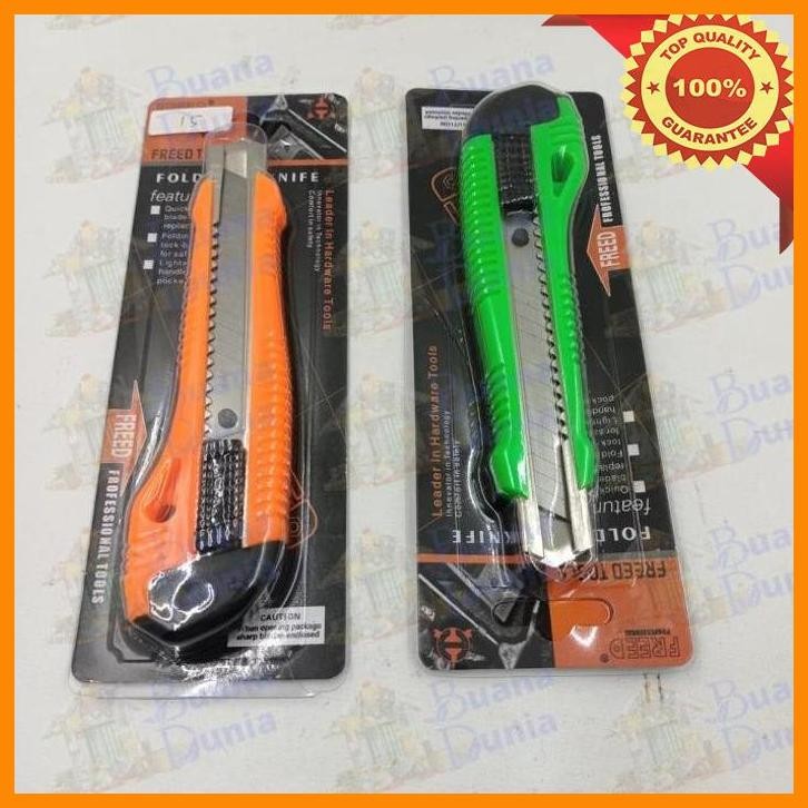 

(BUAN) CUTTER FREED ORIGINAL | PISAU CUTER | PEMOTONG KERTAS | ATK