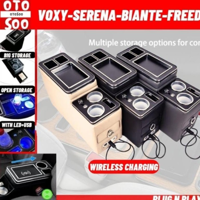 Console Box Voxy Serena Biante Freed Cortez-Autogrand Voxy Armrest
