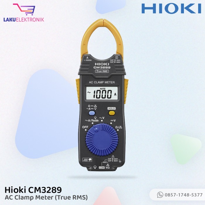 Jual Digital Tang Ampere Ac Clamp Meter Multimeter Hioki Cm3289 True Rms