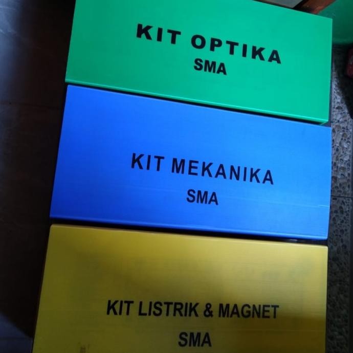

PREMIUM KIT MEKANIKA, LISTRIK DAN MAGNET, OPTIK (Peraga Pendidikan SMA) TERPERCAYA