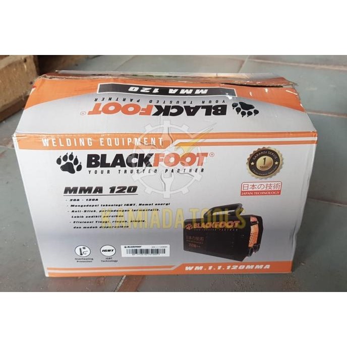 Terjangkau Mesin Trapo Las Mma 120 Blackfoot/ Mesin Las Inverter Blackfoot 350Wat