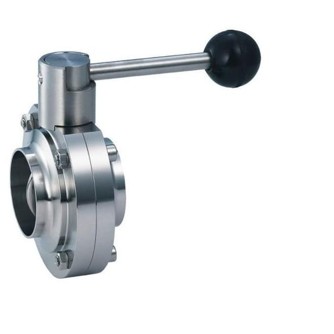 

1 1/2 Inch Butterfly Valve Ss304 Sanitary Terlaris