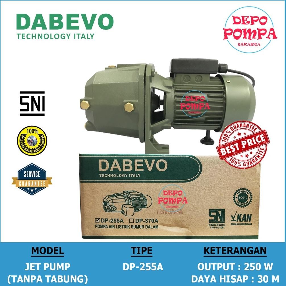 Ready Pompa Air JET PUMP DABEVO 255 / JET PUMP 250 WATT