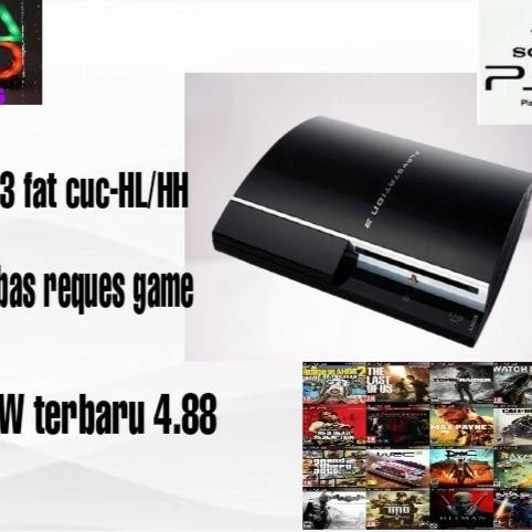 PS3/playstation 3 fat cuch-HL/HH 500gb +2 stick KAR