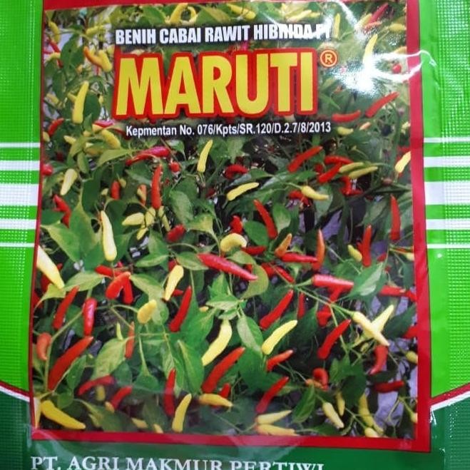 Terjangkau Benih Cabe Rawit Maruti F1 10 Gram Cabe Rawit Putih Maruti 10Gr