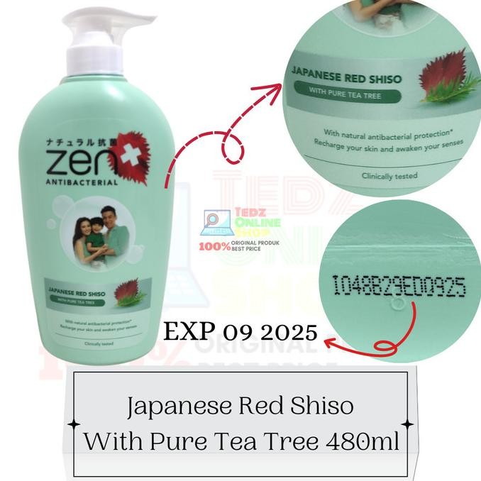 Baru Zen Antibacterial Sabun Cair Pump