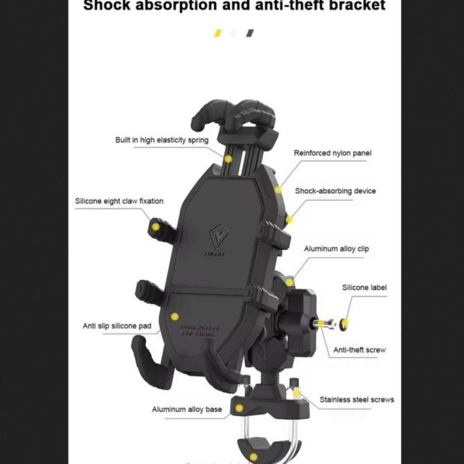 

Sulaite Aluminium Phone Holder Grip For Motorcycle Terlaris