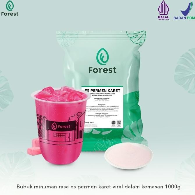 

Lm - Bubuk Minuman ES PERMEN KARET Powder 1000 gr - FOREST