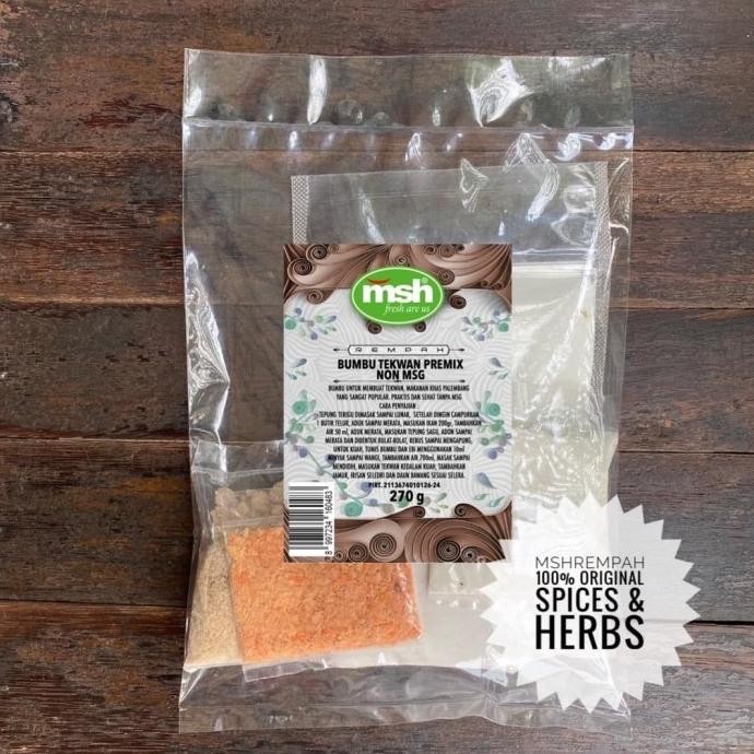 

Bumbu Tekwan Premix Non Msg Terlaris