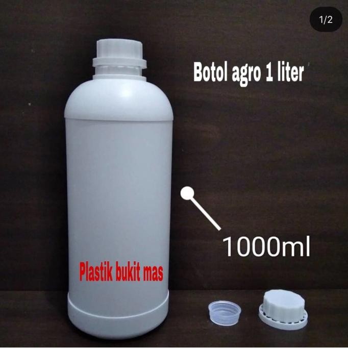 Botol Agro 1 Liter / Botol Labor 1 Liter / Botol Plastik Hdpe 1 Liter