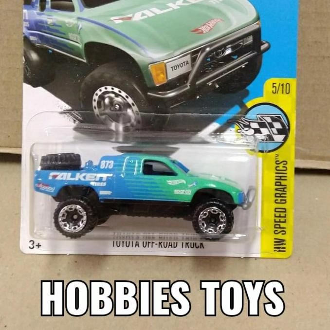 Hot Wheels / Hotwheels Toyota Off Road Truck Falken Hijau Biru Murah