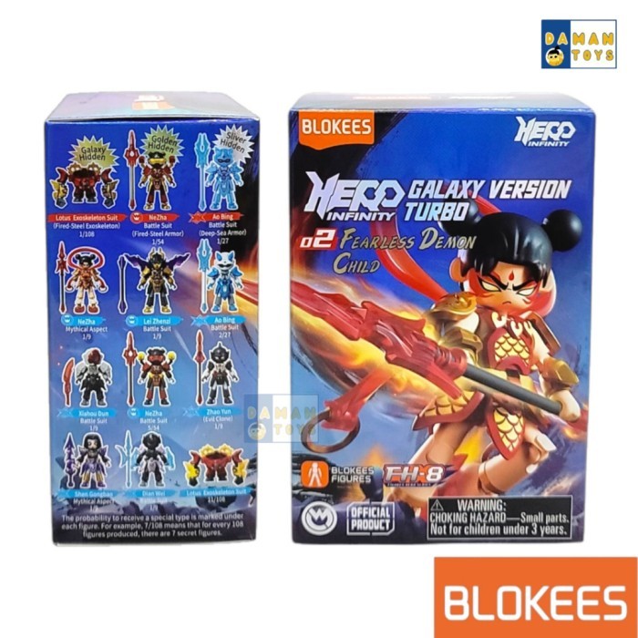 Blokees Figure Sun Go Kong Nezha Nacha Hero Infinity