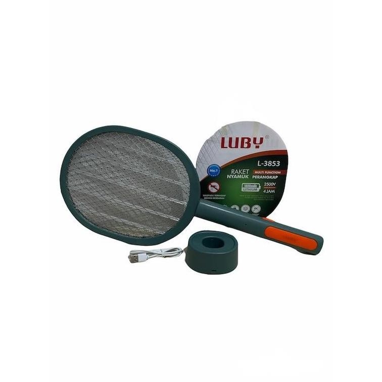 Raket Nyamuk / Perangkap Nyamuk Elektrik Multifungsi LUBY-3853