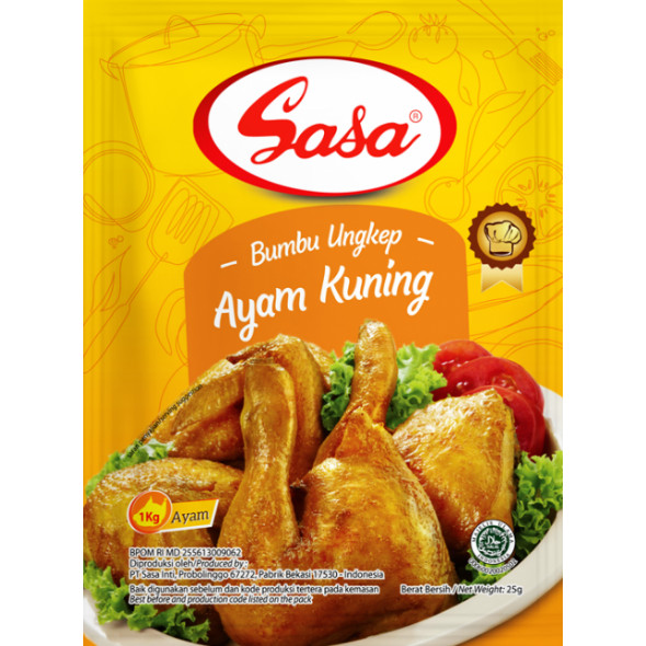 

Bumbu Sasa Ungkep Ayam Kuning Original 100%