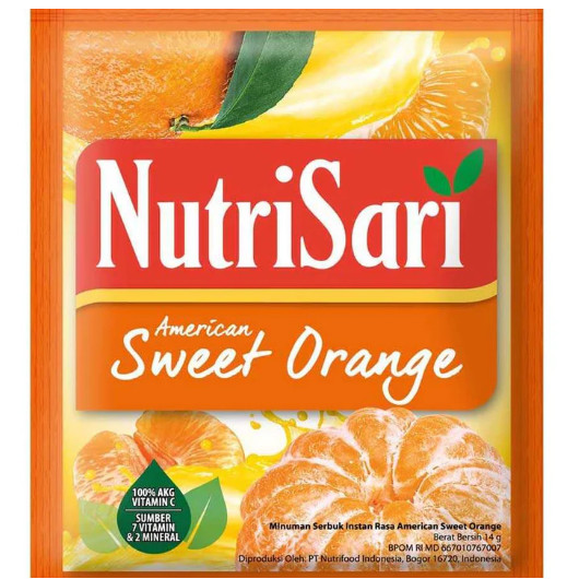 

Nutrisari American Sweet Orange 1 Renceng Isi 5 Original Asli