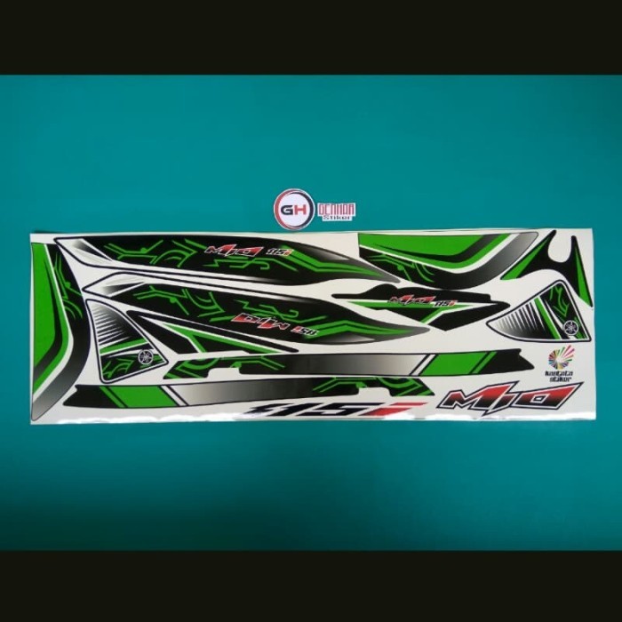 Terlaris Stiker Striping Motor Yamaha Mio J Variasi Hijau