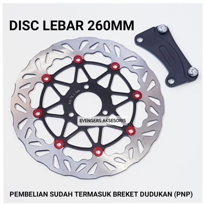 PIRINGAN CAKRAM DISC BRAKE DEPAN LEBAR BESAR MIO J-MIO M3-MIO Z
