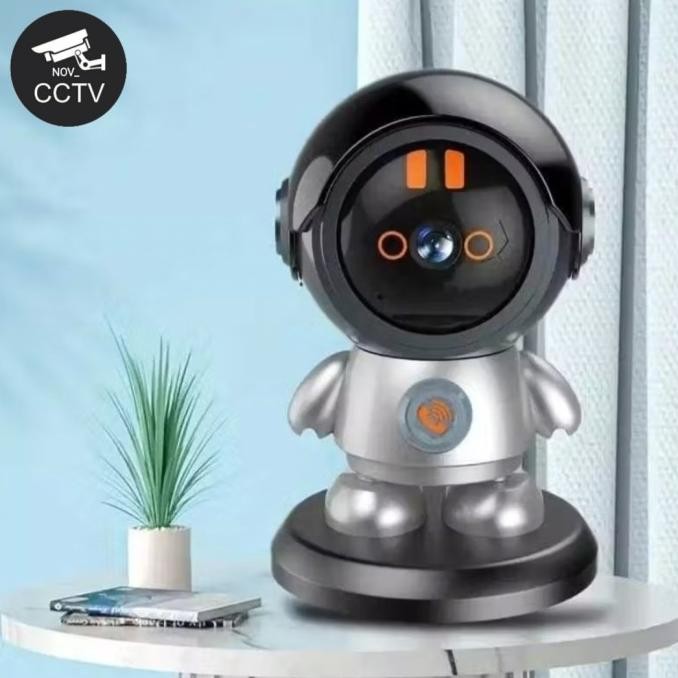 CCTV WIFI WIRELESS MODEL ROBOT ICAM365 8MP MOTION TRACKING KEAMANAN