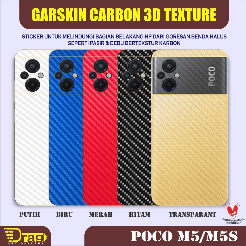 

Wrap* Poco M5 Wrap Skin Stiker Garksin CUSTOM Gratis (2pcs)