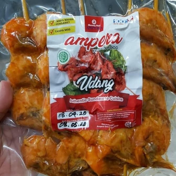 

Udang Isi 5 Tusuk (4 pcs/tusuk) - Ampera Frozen Food - Ready to Cook