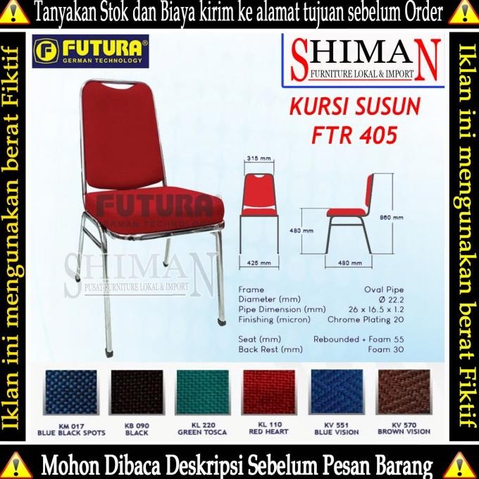 kursi susun Futura FTR-405 original ,Kursi pesta ,kursi hotel
