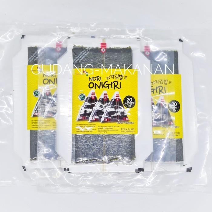 

Nori Triangle Onigiri Sushi Nori Wrapper Rumput Laut 20Lbr
