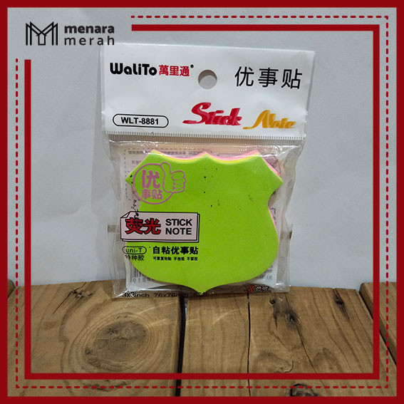

Walito - Sticky note berbentuk bet polisi